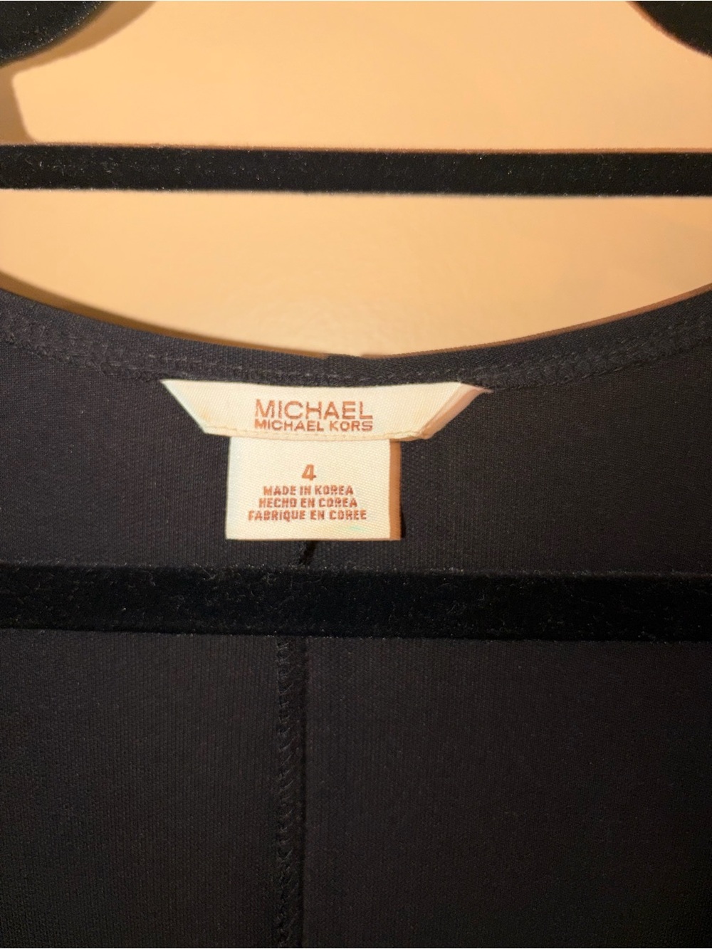 Michael Kors Black Long Sleeve Twist-Detail Midi Dress - Picture 3 of 6